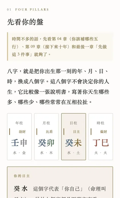 範例報告第 1 章：先看你的盤